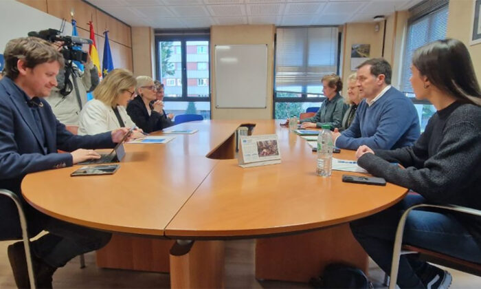 Reunión de SATSE Asturias y ANPE con las Consejeras de Salud y Educación